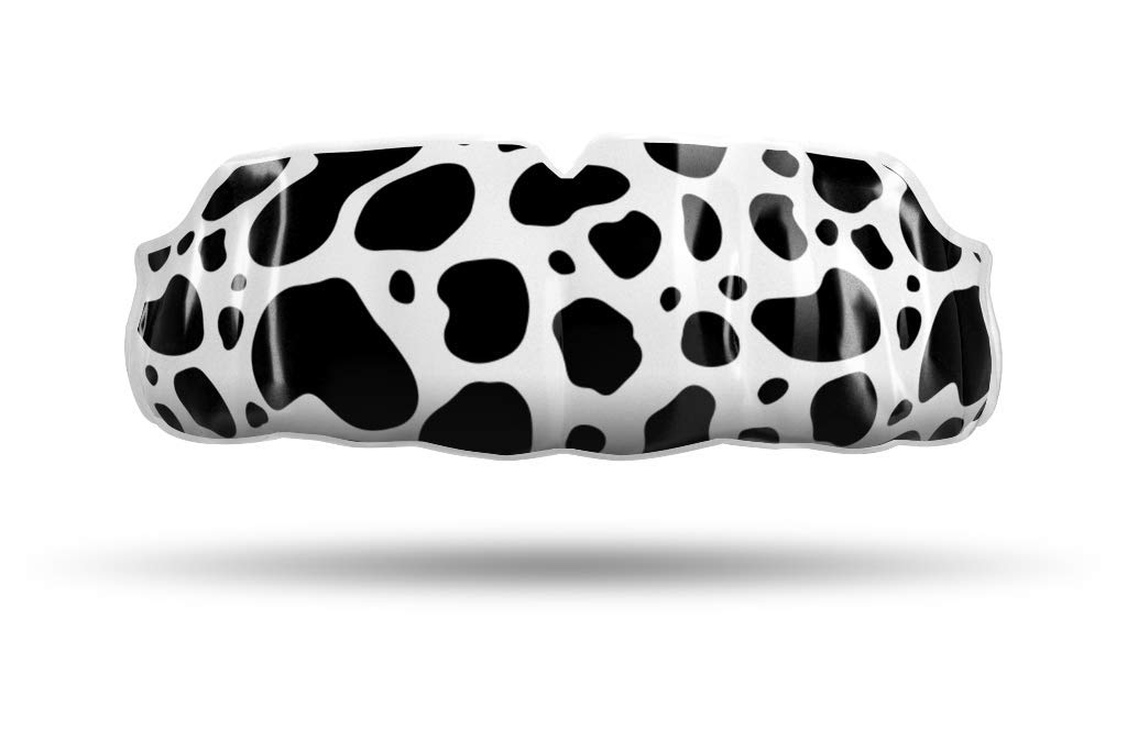 Custom Professional MMA Boxing Muay Thai Mouthguard - Impact Protection for Fighters & Athletes | Perfect for Training, Sparring & Competition (Cow Skinz Design)