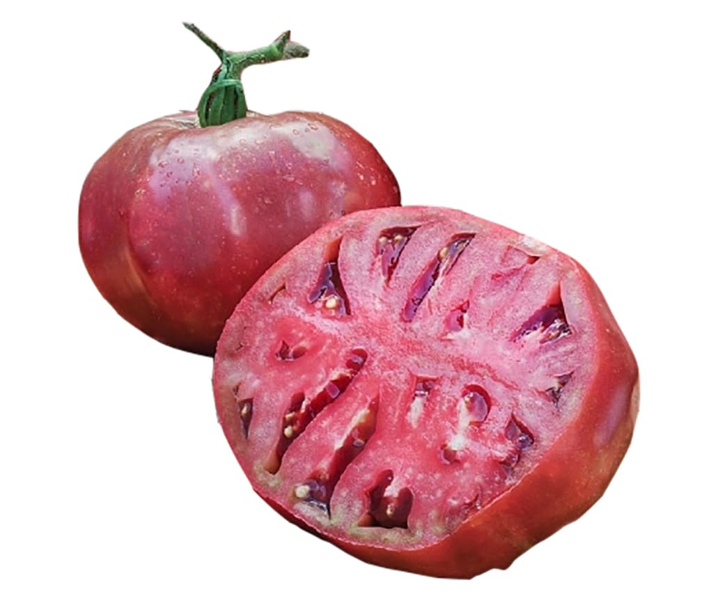 Organic Cherokee Purple Heirloom Tomato Seeds for Planting - Large, Juicy & Flavorful Tomatoes - Perfect for Home Garden, Farmers Market & Fresh Salads