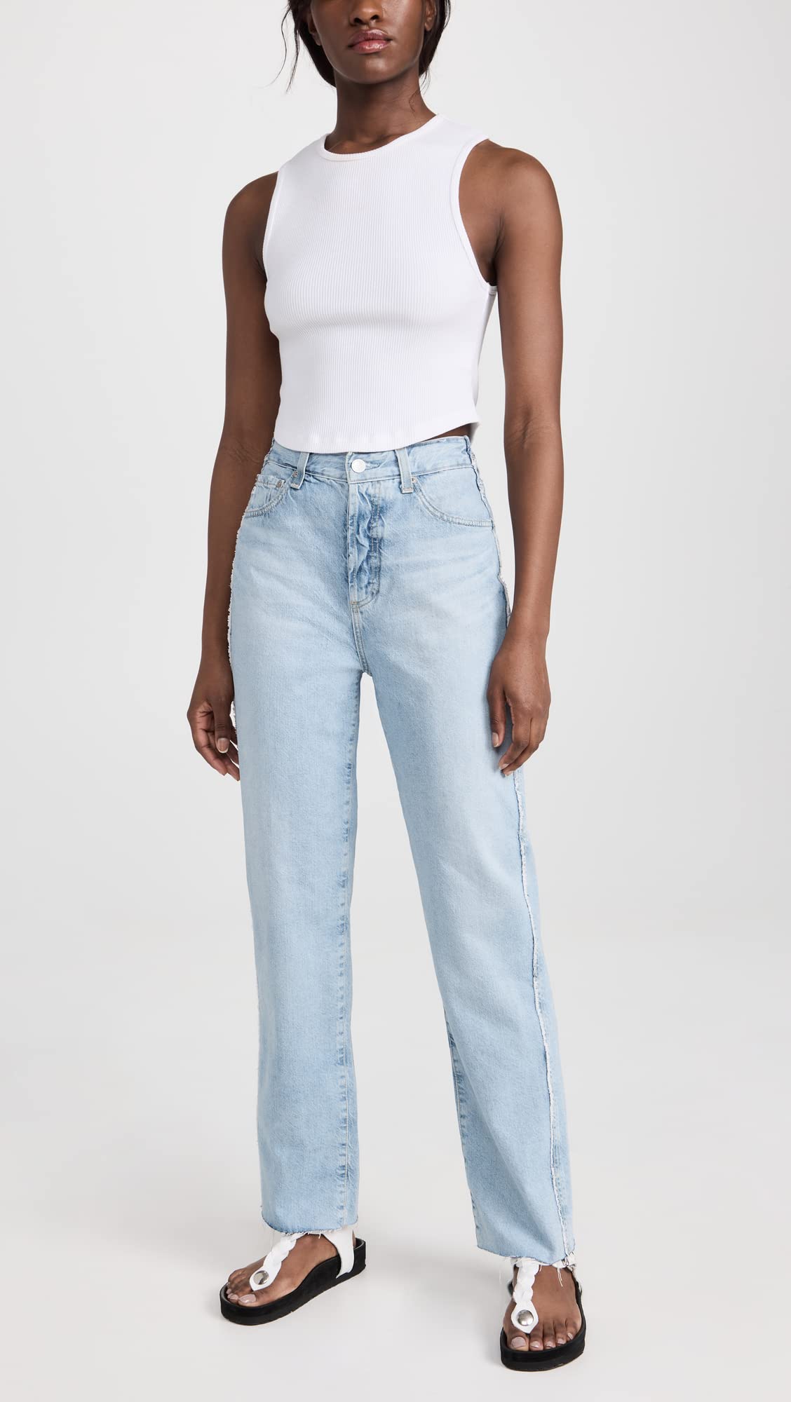 AG Adriano Goldschmied Women's Clove Rework High Waist Skinny Jeans - Stretch Denim for Everyday Comfort & Style | Perfect for Work, Date Night & Casual Outings