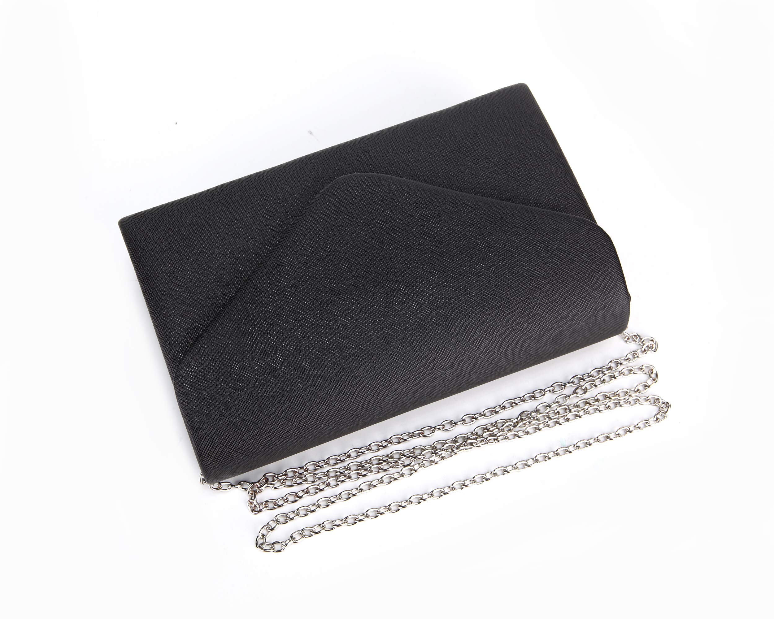Elegant Faux Leather Women's Envelope Clutch Purse - Crossbody Evening Bag for Wedding, Party & Special Occasions | Perfect for Date Nights, Prom & Formal Events