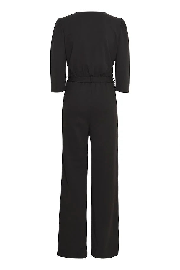 Stylish Black Abby Jumpsuit for Women - Trendy One-Piece Romper for Casual Outings, Parties & Summer Vacations