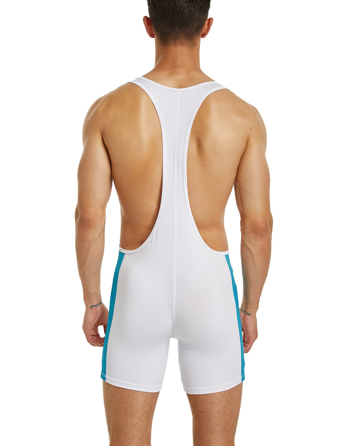 SEOBean Tauwell Men's Sexy Fitness Wrestling Leotard Singlet Bodysuit 9704 - High Performance Workout Gear for MMA, Gym & Wrestling Training