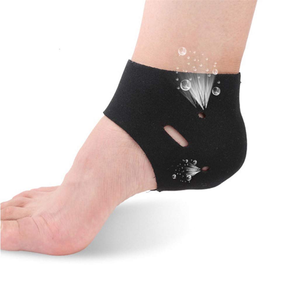 Moisturizing Silicone Foot Socks for Women & Men - Thermal Gel Heel Cracked Socks with Skin Protection - Perfect for Dry Feet Care at Home, Sleeping & Winter Use