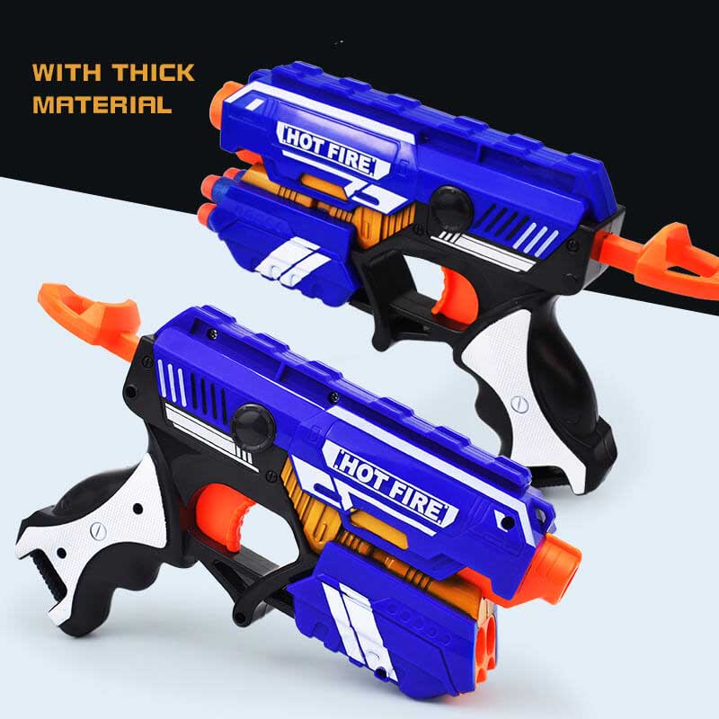 Hot Fire Blaze Storm Foam Blaster Toy for Kids - Manual Soft Bullet Gun for Outdoor Play, Nerf Battles & Backyard Fun - Safe Foam Dart Shooting Game for Boys & Girls Ages 6+