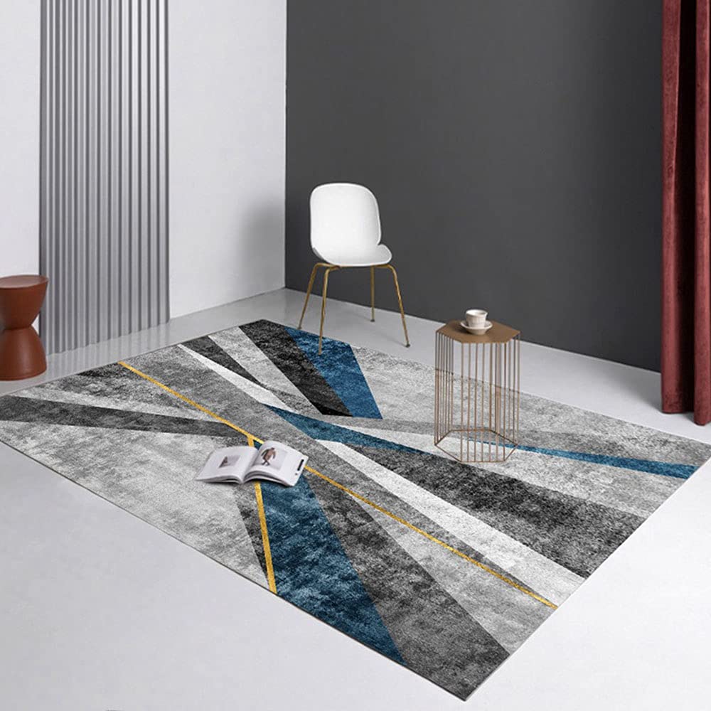 Soft Modern Area Rug for Living Room, Bedroom, Kids Room - 160x230cm Non-Slip Home Decor Carpet - Perfect for Entryway, Nursery & Cozy Spaces