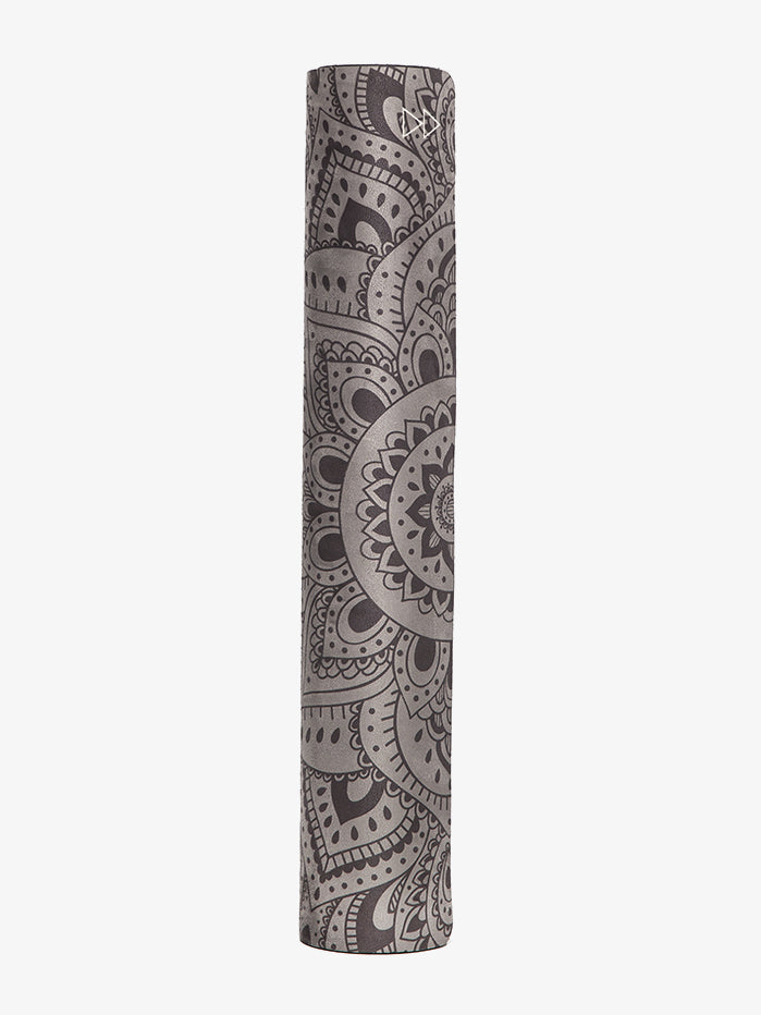 Yoga Design Lab Studio Mat 3.5mm - Non-Slip Eco-Friendly Yoga Mat with Mandala Black Pattern for Home & Studio Practice