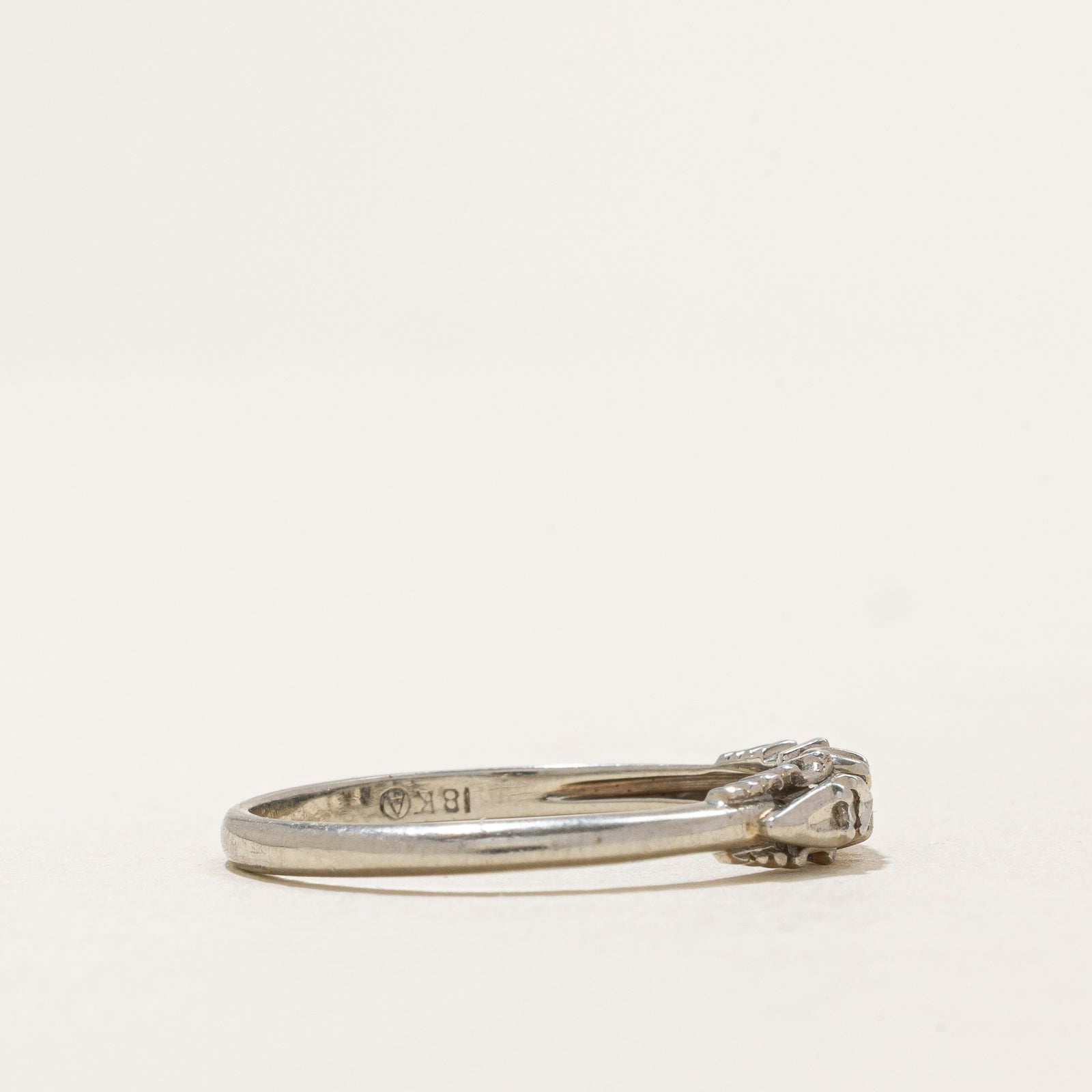 0.015ctw Three Stone Diamond Ring - Size 7.5 | Elegant Engagement & Wedding Band for Women | Perfect for Proposals, Anniversaries & Special Occasions