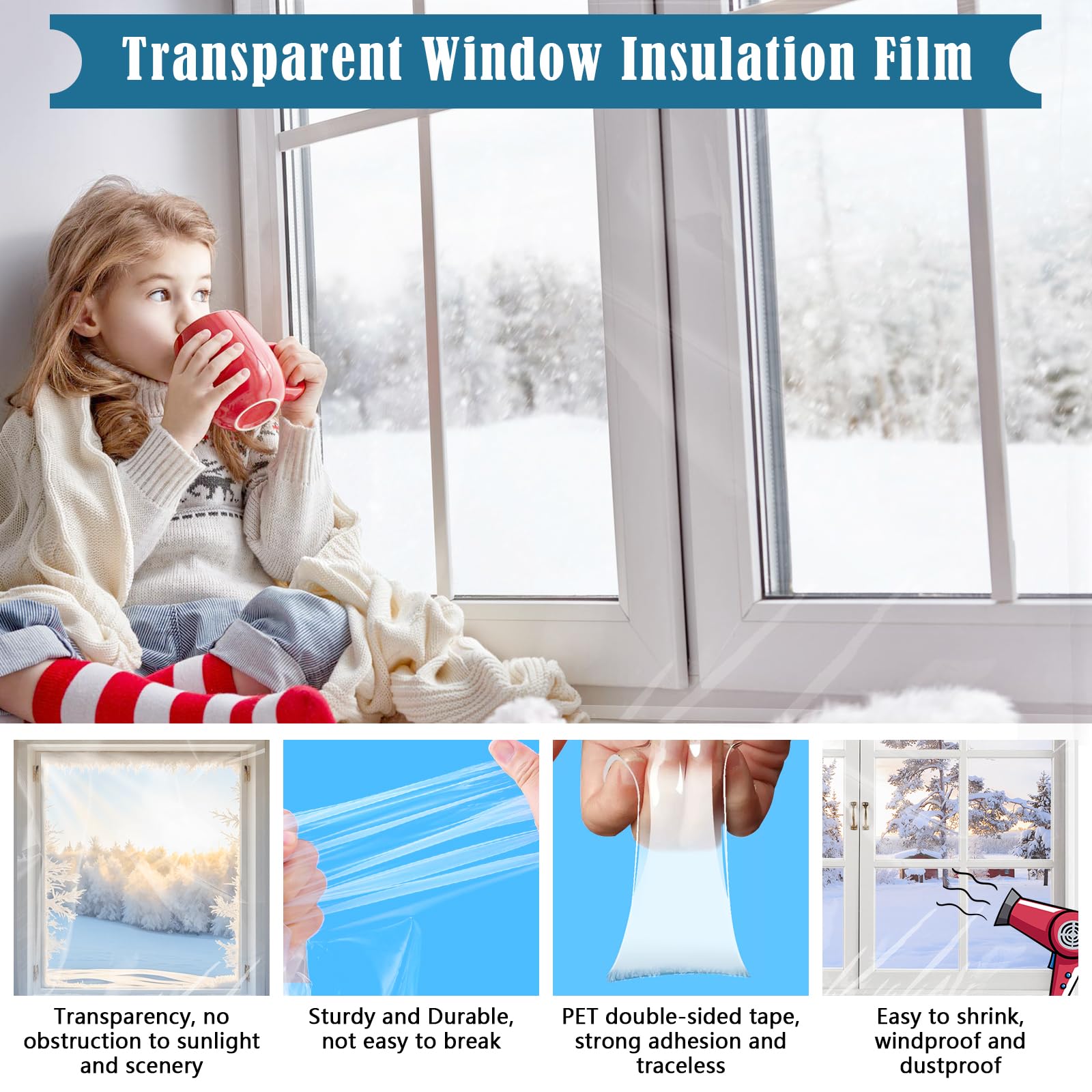**Thermal Insulation Window Film Kit - 63