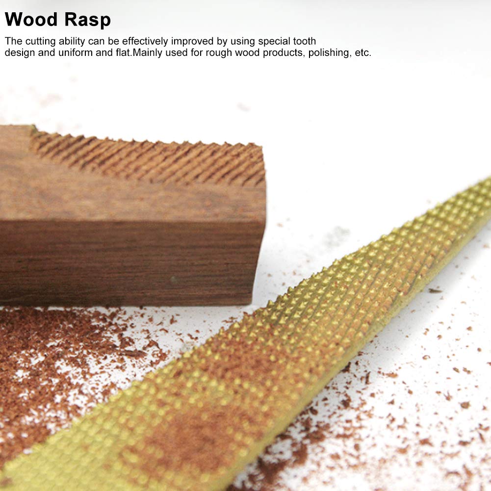 **Fdit Golden Tapered Wood File Rasp - Cone Carving Tool for Woodworking, DIY Crafts & Carpentry - Perfect for Shaping, Smoothing & Detailing Wood Projects**