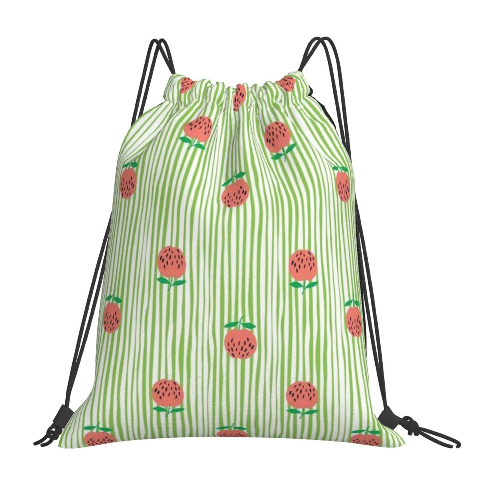 Stylish Red Apples Print Unisex Drawstring Backpack - Waterproof Polyester Cinch Sack for Gym, Sports & Casual Use - Perfect Daypack for Women & Men - Great for School, Travel & Outdoor Activities