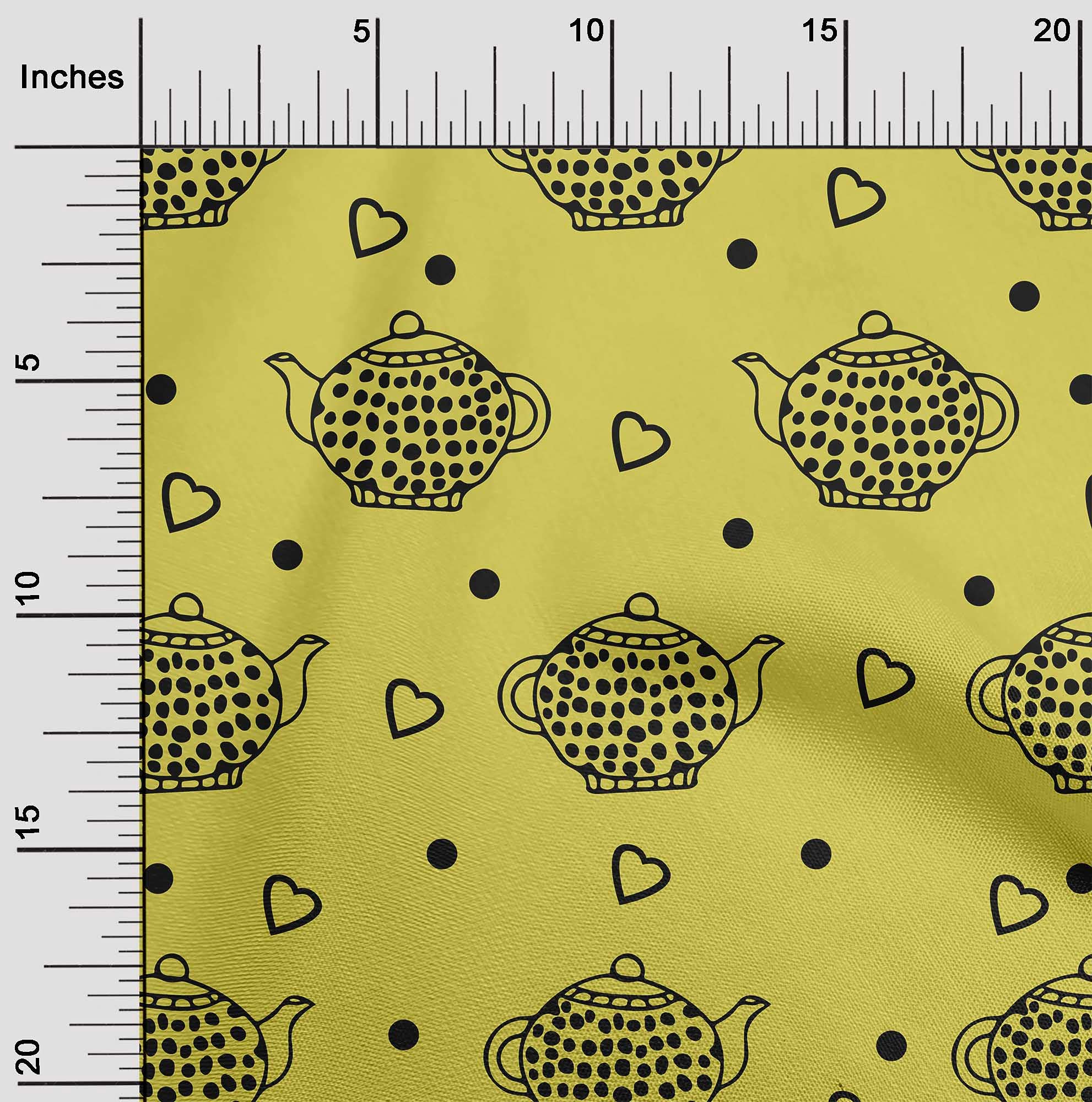 Premium 100% Cotton Poplin Fabric - Lime Green, 42