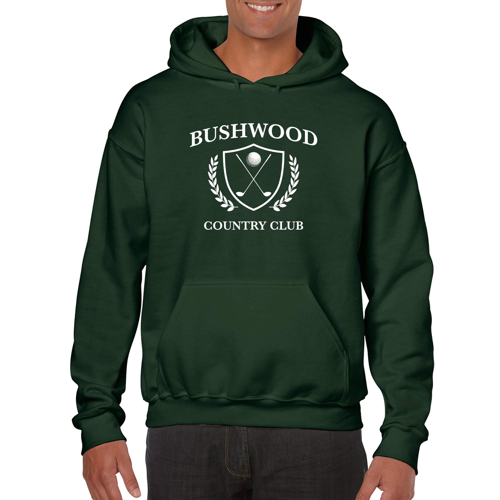Funny Golf Caddy Hoodie - UGP Campus Apparel Bushwood Country Club Design | Comfortable Pullover Sweatshirt for Golf Lovers & Country Club Members | Perfect for Golf Courses, Driving Ranges & Casual Wear