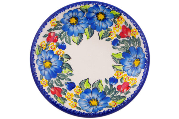 10-Piece Lapis Blue Dinner Plate Set - Elegant Stoneware for Dining, Entertaining & Special Occasions | Dishwasher & Microwave Safe
