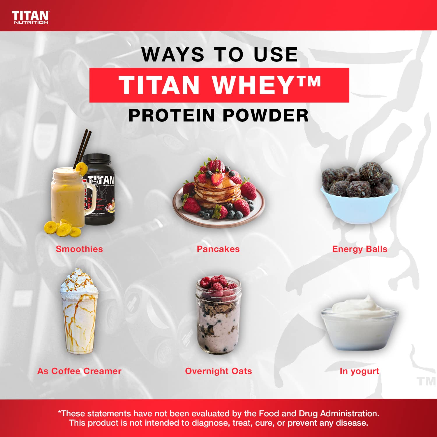 Titan Whey Protein Powder - Premium Fast-Absorbing Whey with 23g Protein, BCAAs & Digestive Enzymes - Supports Lean Muscle & Digestion - 2lb Toffee Macchiato Flavor - Ideal for Post-Workout Recovery & Muscle Growth