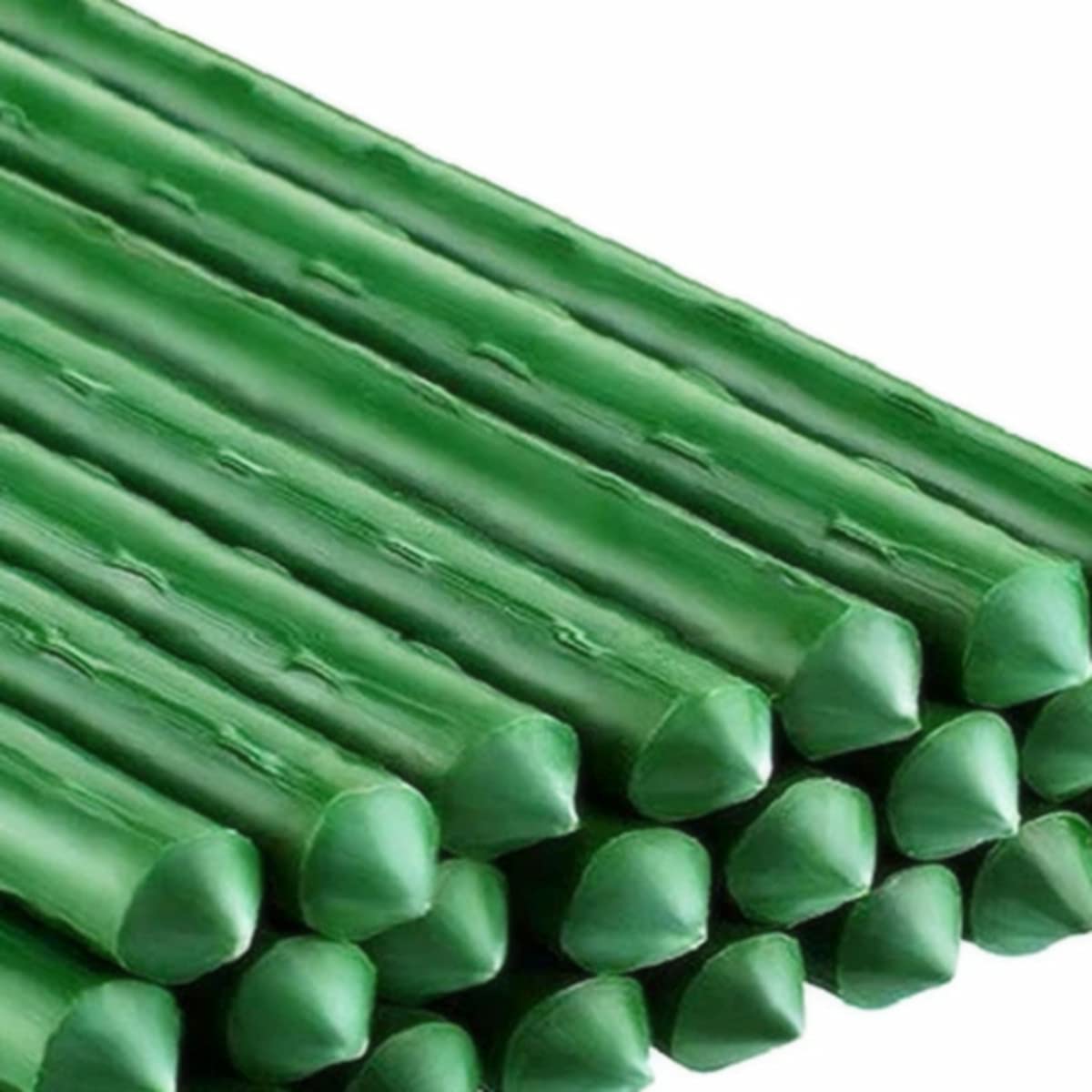 ECYC 18-Pack Heavy Duty Garden Stakes - Metal Plant Supports with Plastic Coating for Tomatoes, Cucumbers, Beans & Climbing Plants | Rust-Proof Greenhouse Gardening Stakes for Trees, Fences & Vine Support | Perfect for Backyard, Farm & Indoor Gardening