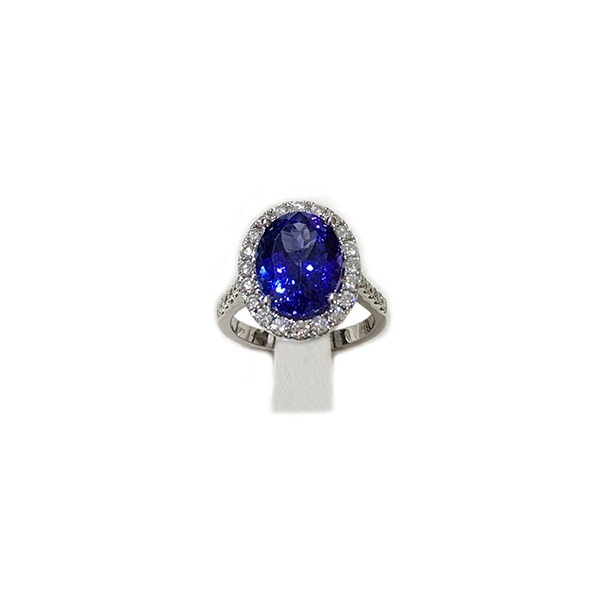 14K White Gold Tanzanite Ring for Women - Elegant Tanzanite Gemstone Engagement & Wedding Ring - Perfect for Anniversaries, Proposals & Special Occasions