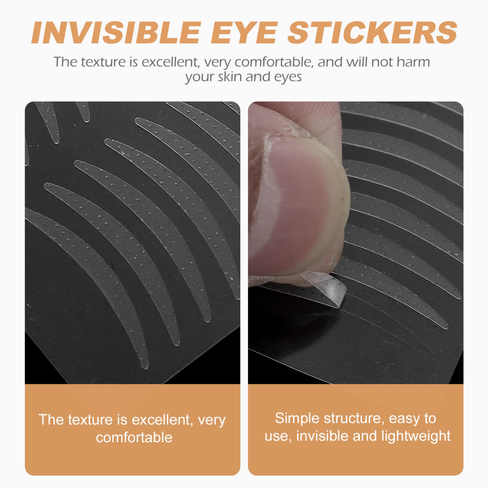 2 Sets Clear Double Eyelid Stickers - Invisible Eyelid Tape for Hooded Eyes | Eye Lift Makeup Accessories for Women | Perfect for Daily Use, Cosplay & Professional Makeup Artists