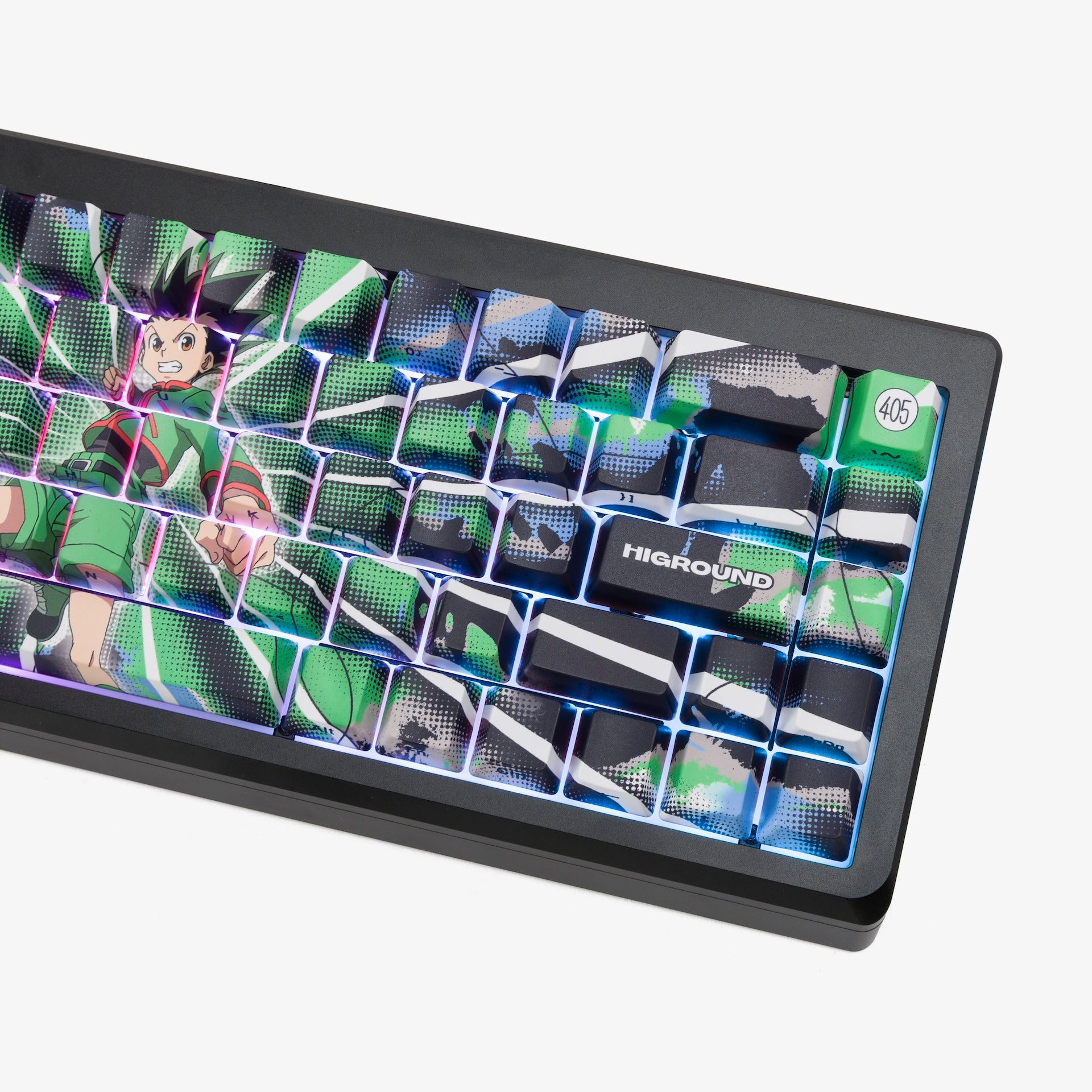 HxH x HG Summit 65 Mechanical Keyboard - Gon Custom Gaming Keyboard for PC & Mac | Perfect for Esports, Typing & Office Work