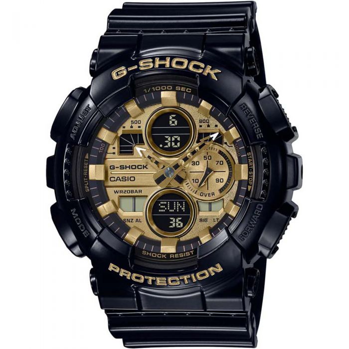 Casio G-Shock GA-140GB-1A1DR Digital Sports Watch for Men - Durable Shock-Resistant Design for Outdoor, Work & Daily Wear
