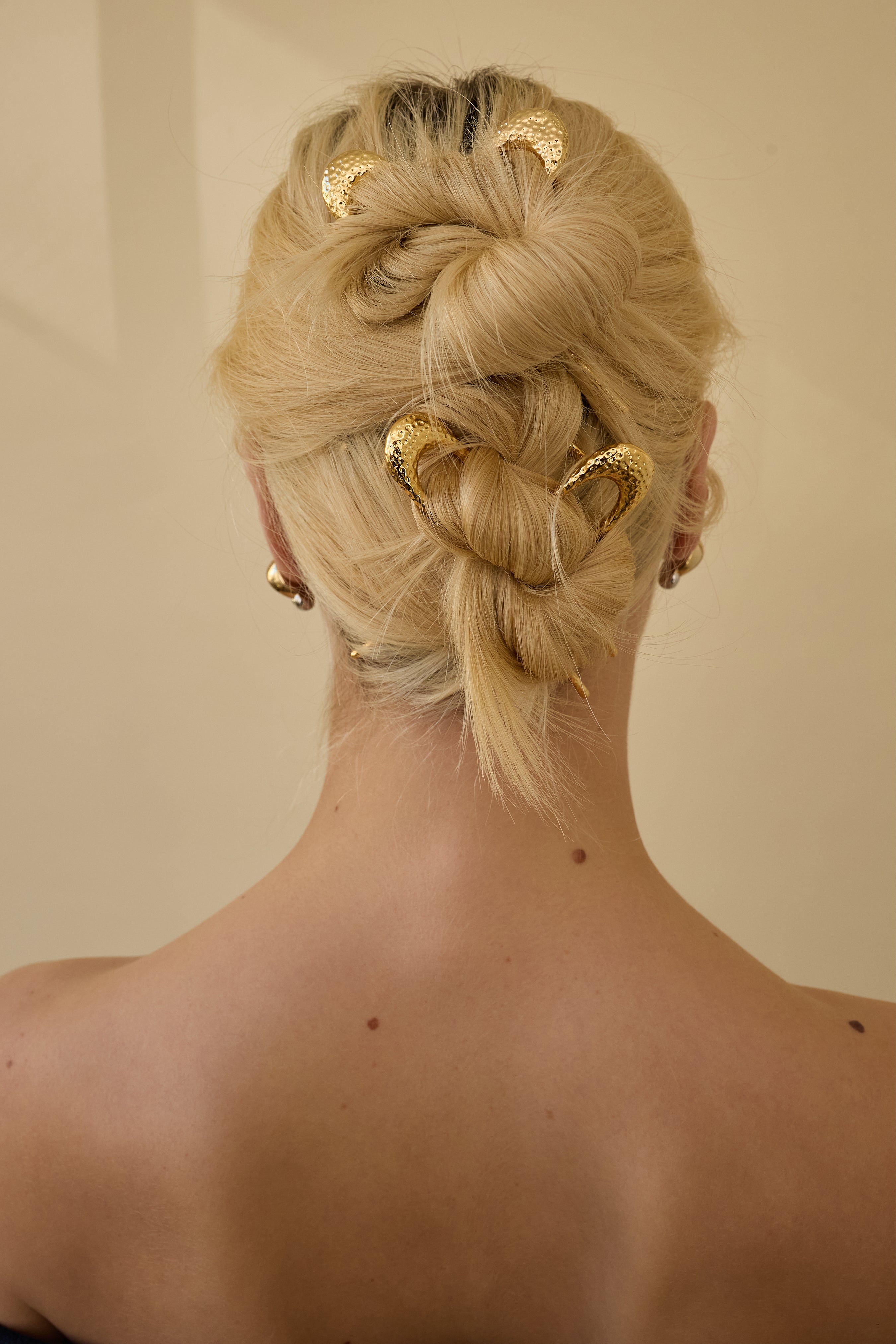Hammered French Pin - Vintage Style Hair Stick for Women - Perfect for Updos, Buns & Braids - Great for Weddings, Parties & Everyday Elegance