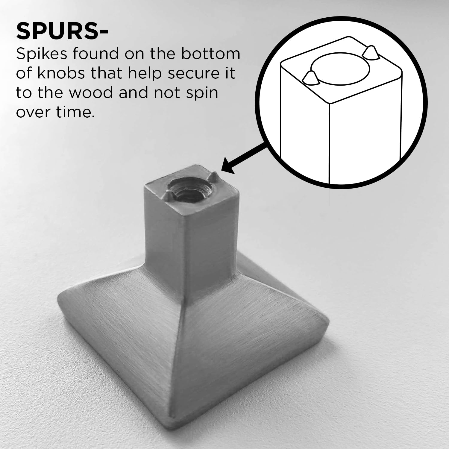 Hickory Hardware Kitchen Cabinet Knobs - Premium Drawer & Dresser Pulls in Polished Nickel, Twist Collection (10-Pack) - Perfect for Upgrading Cabinets, Dressers & Furniture
