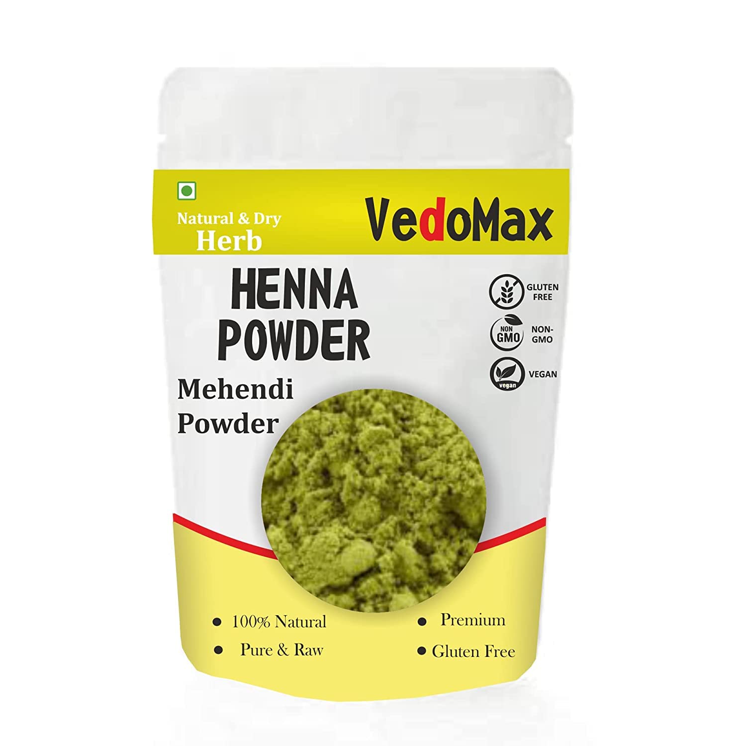 Natural Mehndi Powder - Pure & Original Henna Powder for Body Art (800g) | Safe for Skin, DIY Tattoos, Bridal & Festival Mehndi Designs