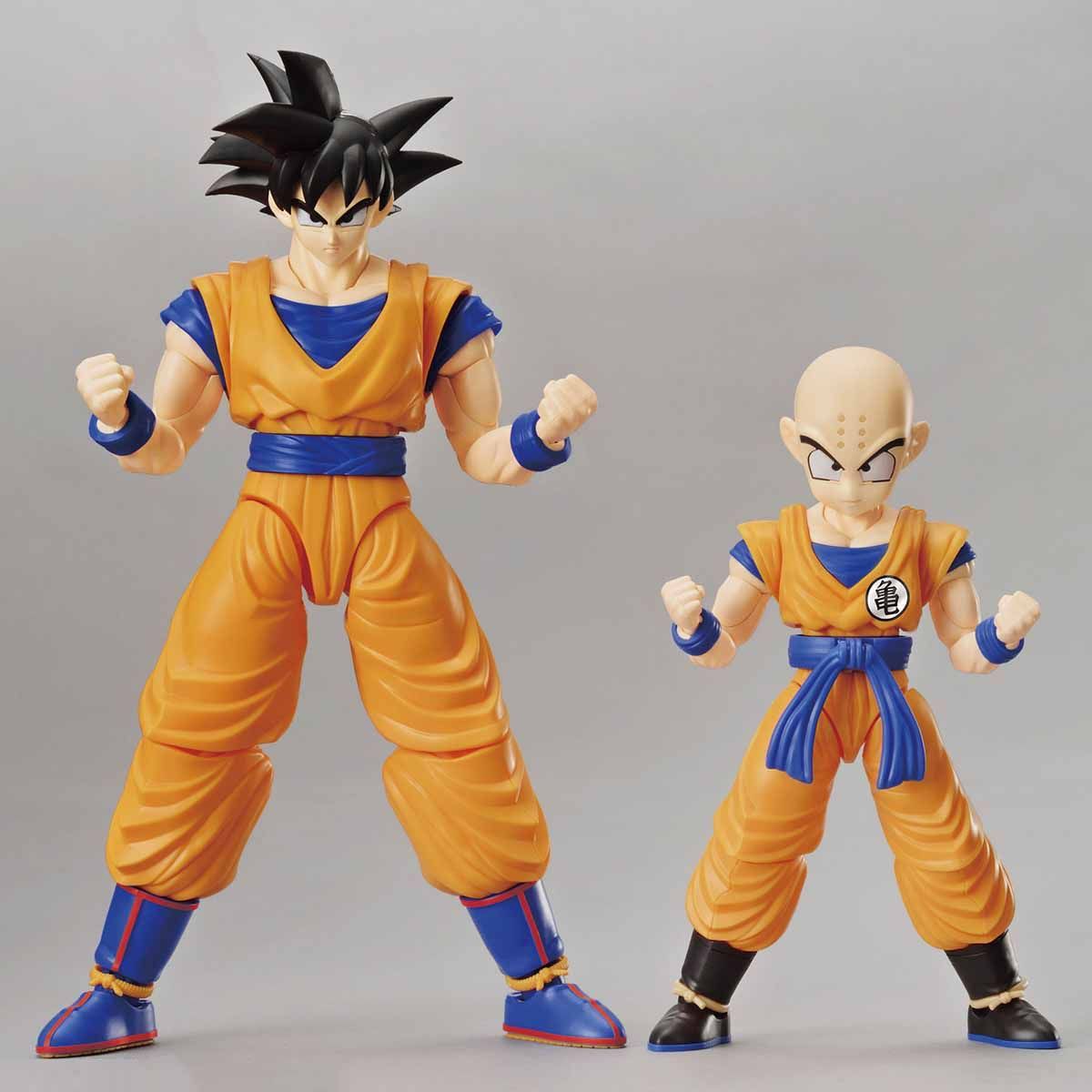 Figure Rise Standard Dragon Ball Z Son Goku & Krillin DX Set - Premium Plastic Model Kit for Anime Collectors - Perfect for Display, Gifts, and DIY Projects