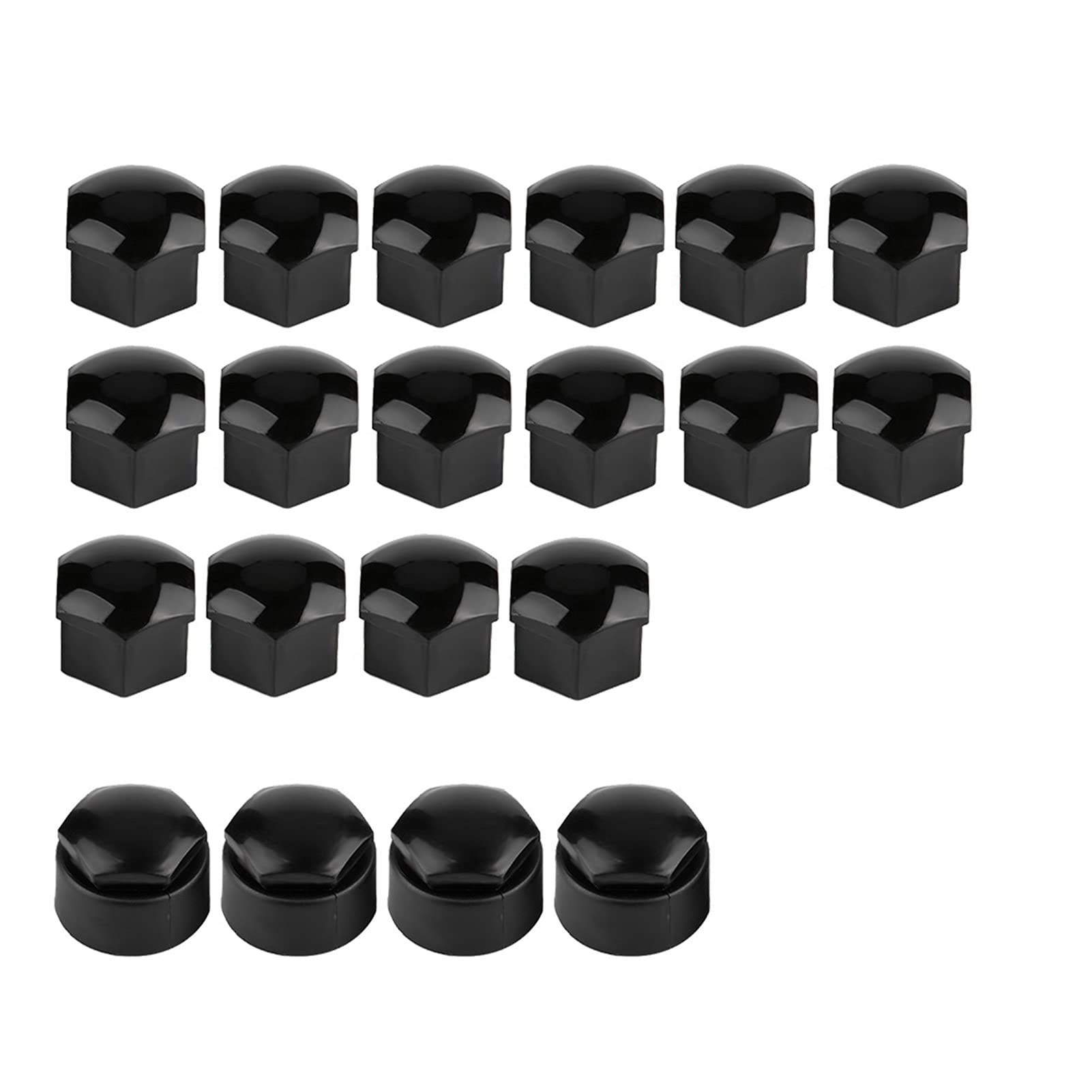Premium Dust Cover Protective Caps for Car Wheels - High-End Fashion, Durable & Stable Performance, Exquisite Workmanship - Easy to Install Wheel Nut Rim Covers (Black) - Perfect for Car Enthusiasts & Daily Drivers
