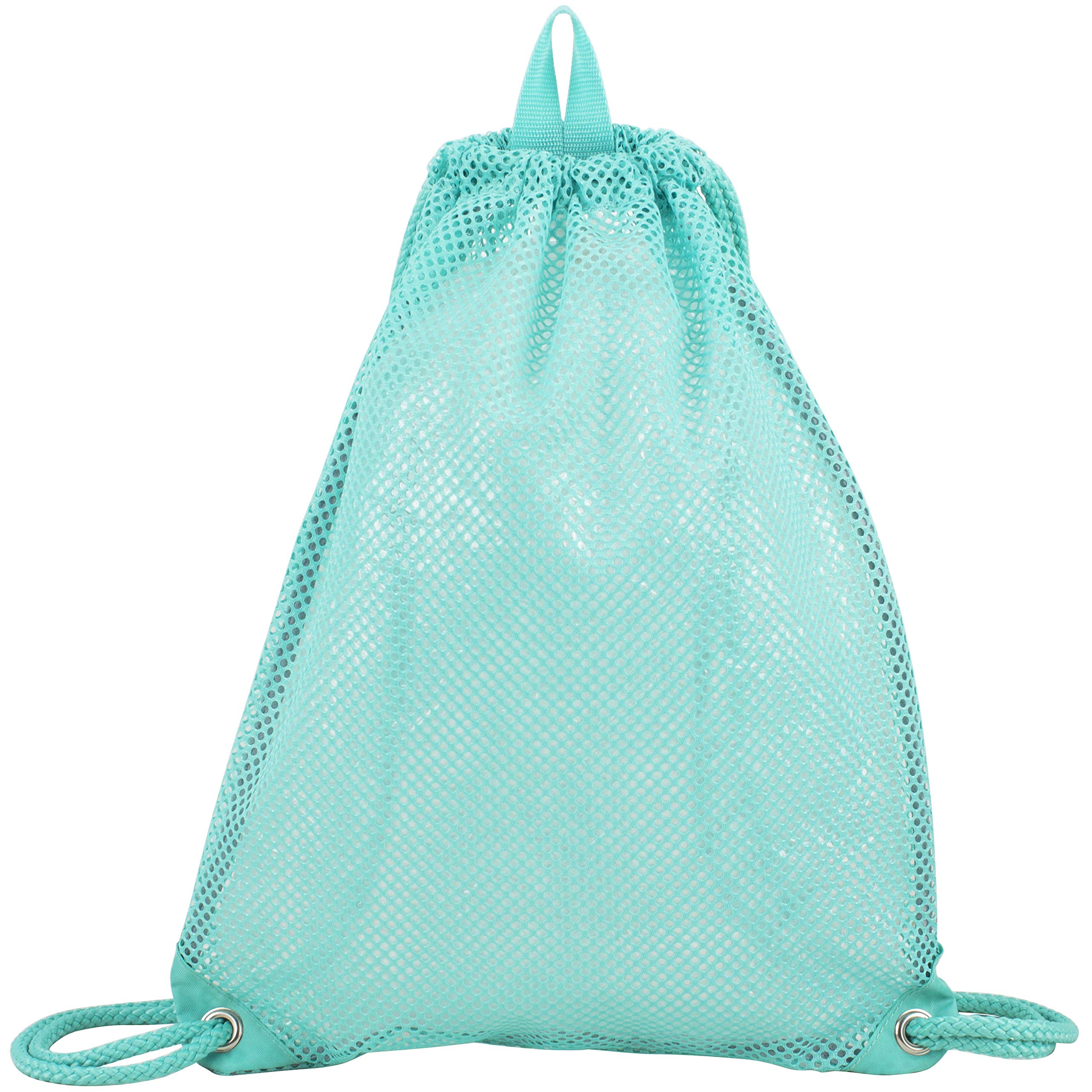 EastSport Lightweight Mesh Drawstring Backpack - Breathable Gym Sackpack for Travel, College, Shopping & Beach | Perfect for Sports, Workouts & Daily Use