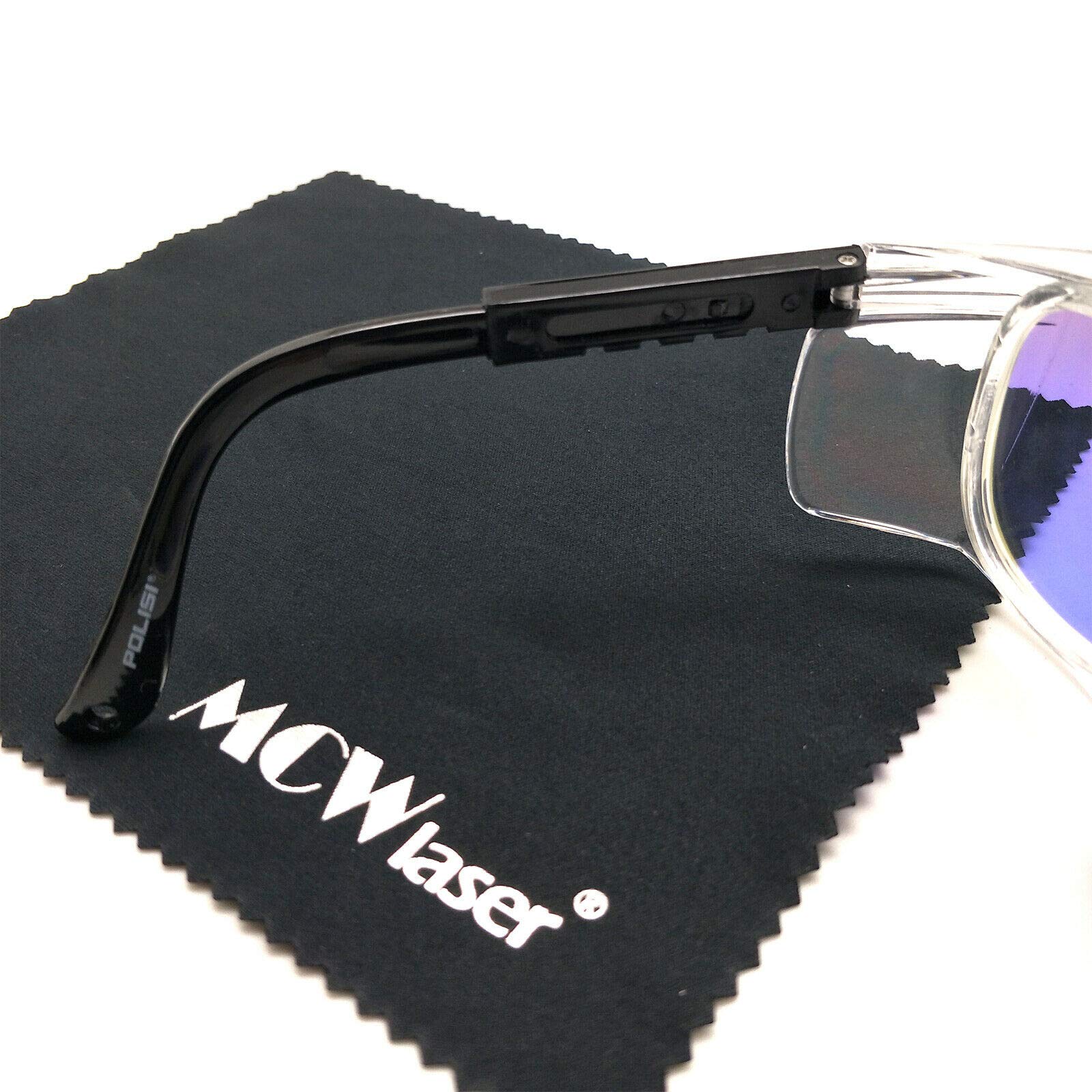 CO2 Laser Safety Goggles 10600nm - Professional Eye Protection for Laser Cutting, Engraving & Welding - UV & Infrared Protection for Industrial & Hobby Use