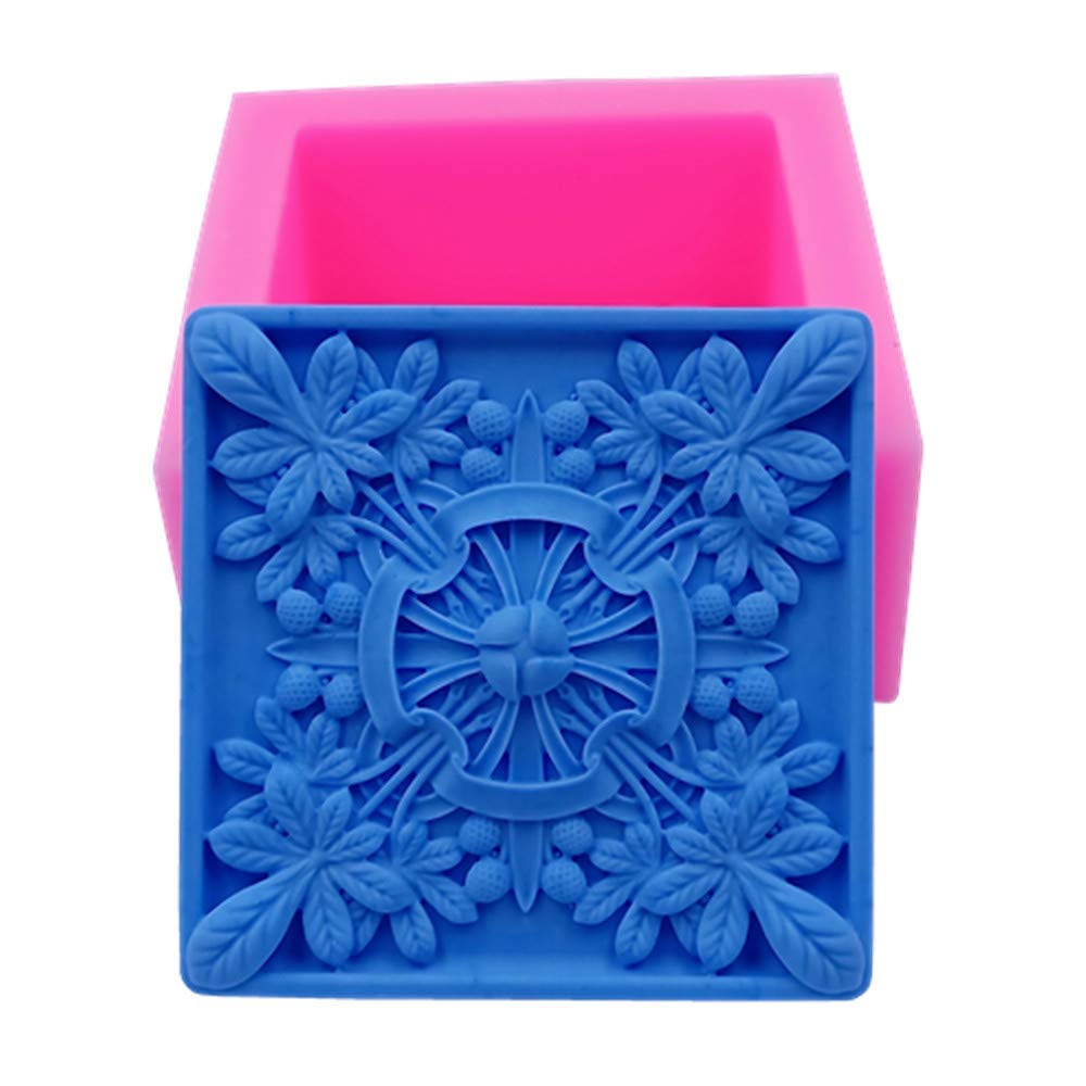 Premium Silicone Straw Soap Molds for DIY Handmade Soap Making - Grain Pattern Craft Molds for Men's Soap, Candle & Resin Art - Perfect for Home Crafting, Gifts & Bathroom Decor (Set of 6) by YSCEN