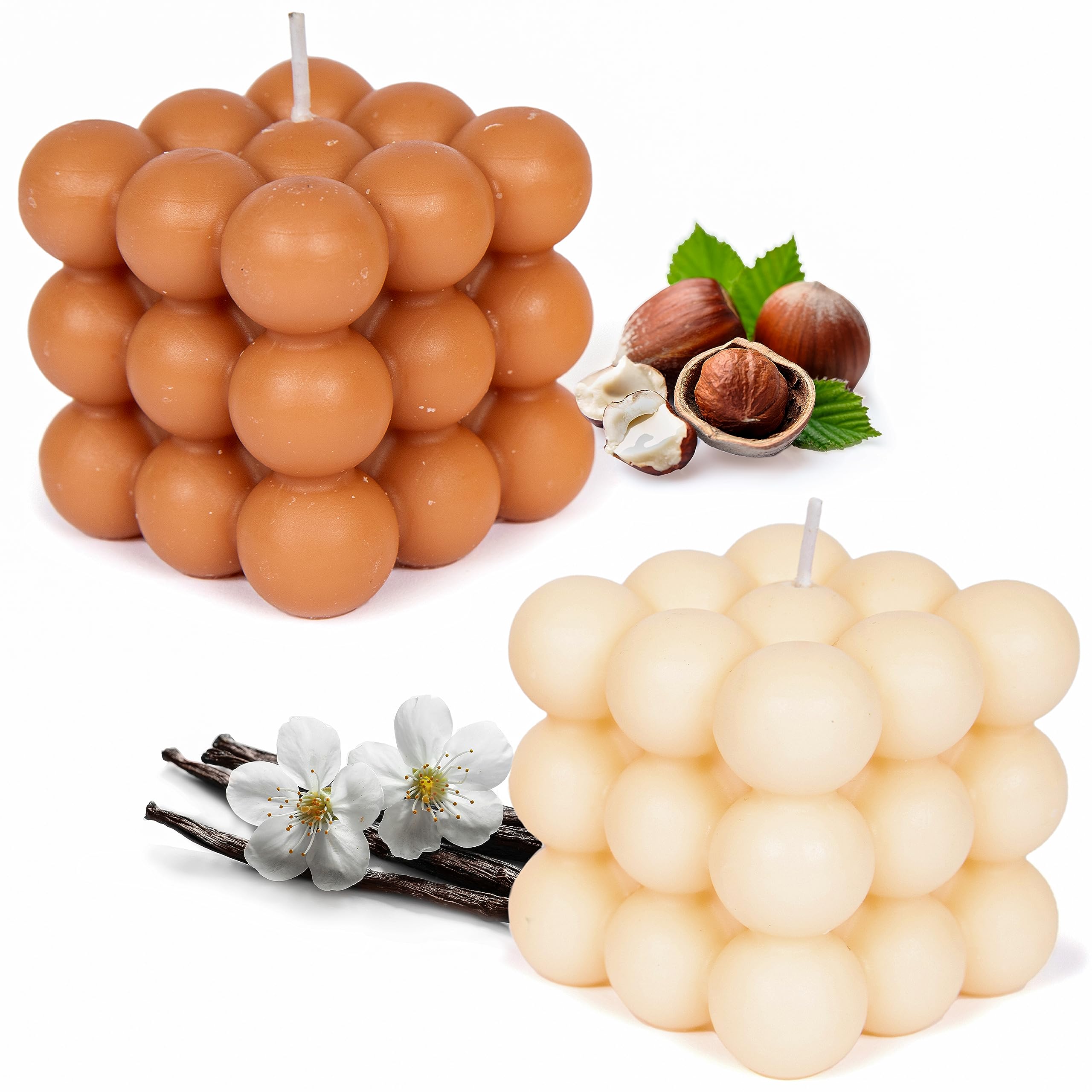 Loftern Scented Soy Wax Bubble Candle - Handmade Home Decor for Relaxation