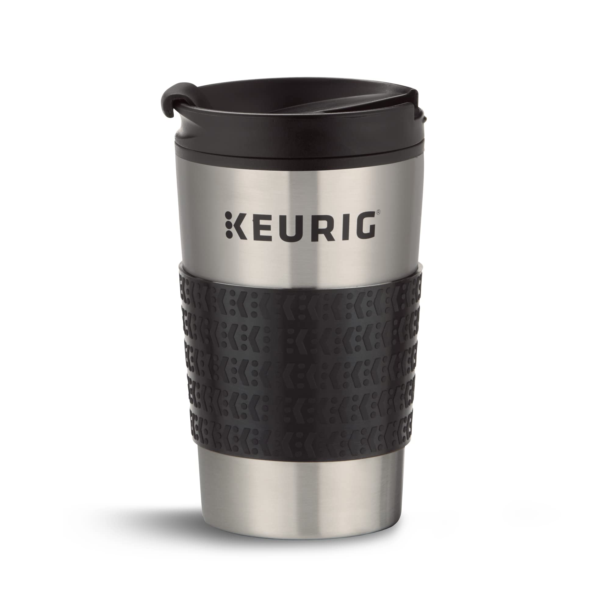 Keurig K-Supreme Single Serve K-Cup Pod Coffee Maker with MultiStream Technology - Black - Includes Stainless Steel Travel Mug (1 Count) - Perfect for Home, Office, or On-the-Go Coffee Lovers