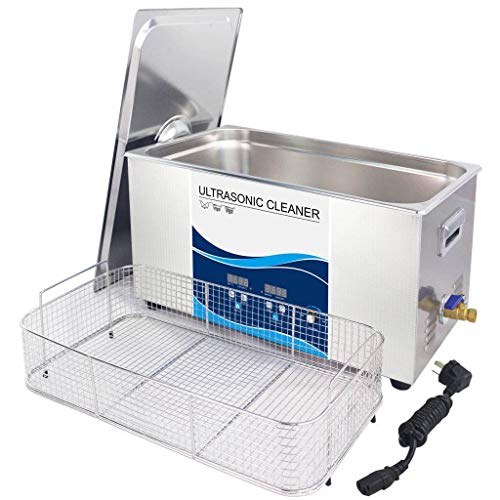 22L Ultrasonic Cleaner with Digital Heater & Timer - Stainless Steel Jewelry Cleaning Machine for Commercial, Personal & Home Use - Perfect for Jewelry, Watches, Glasses, Dental Tools & Small Parts Cleaning