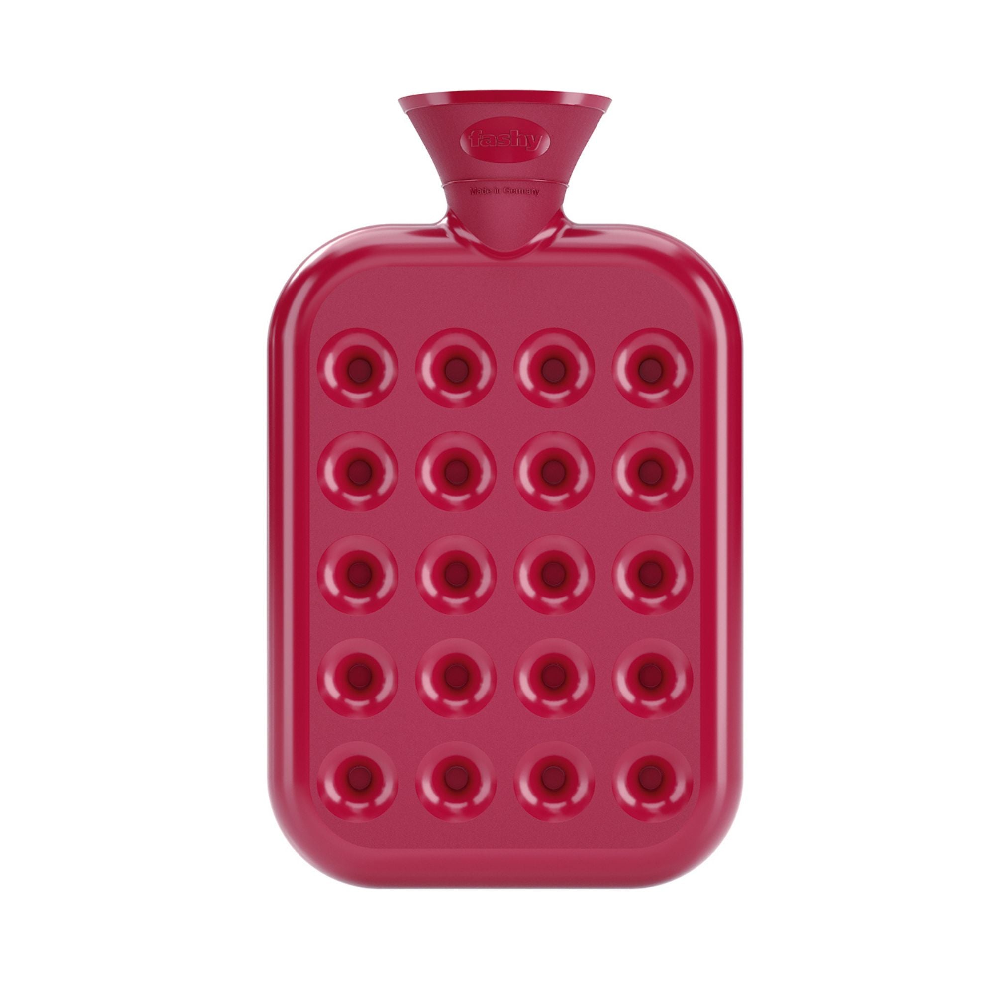 1.2L Dark Red Honeycomb Pattern Padded Fashy Hot Water Bottle - Warm & Cozy for Winter Nights, Period Pain Relief, and Bed Warmers