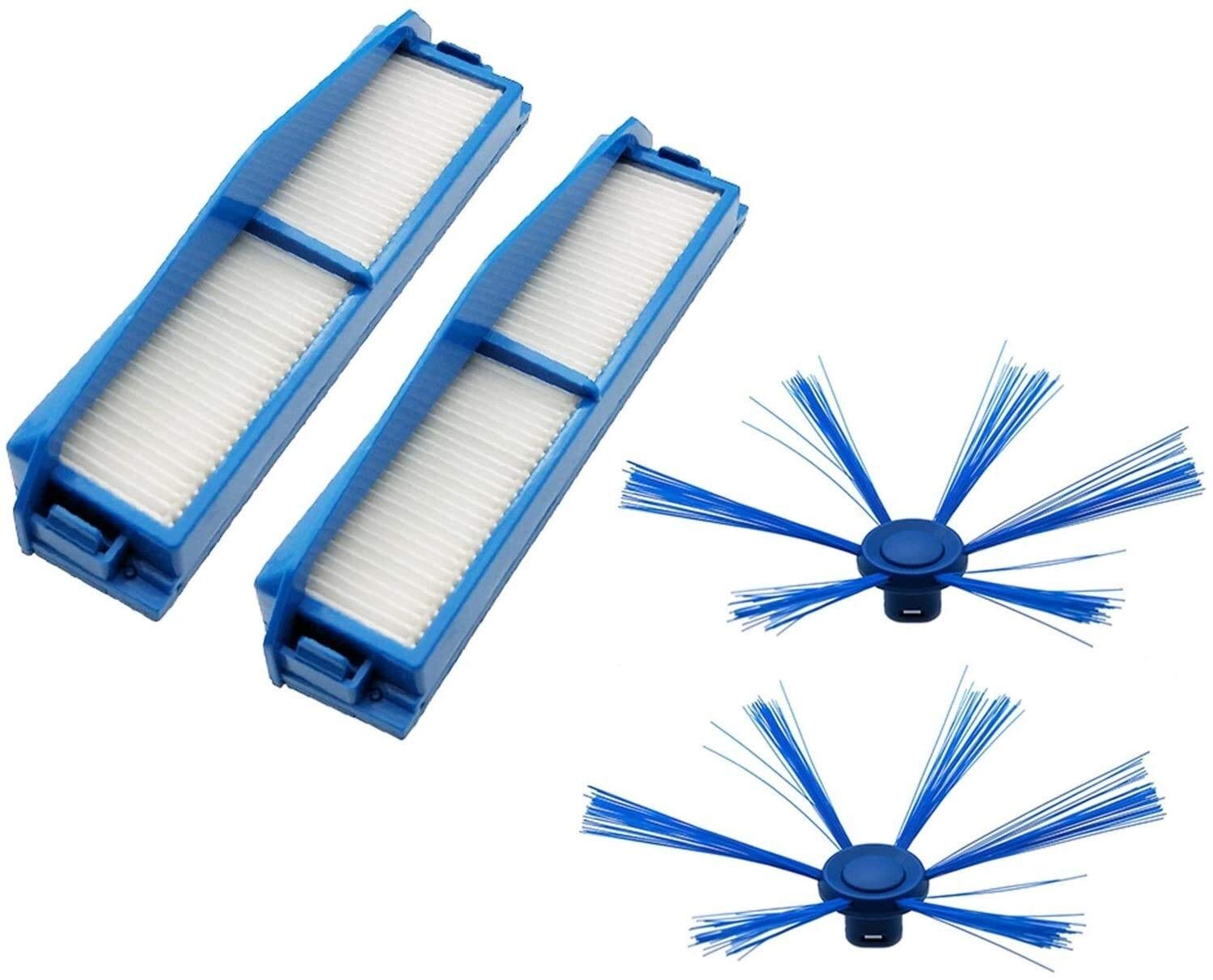 Original Cecotec Conga 3290 3490 3690 Vacuum Cleaner Replacement Parts Kit - 6-in-1 Accessory Set with Side Brush, Filter, Roller Brush, Mop Pads & Cleaning Cloth | Compatible Spare Parts for Cecotec Robot Vacuums | Perfect for Hardwood Floors & Pet Hair Cleaning