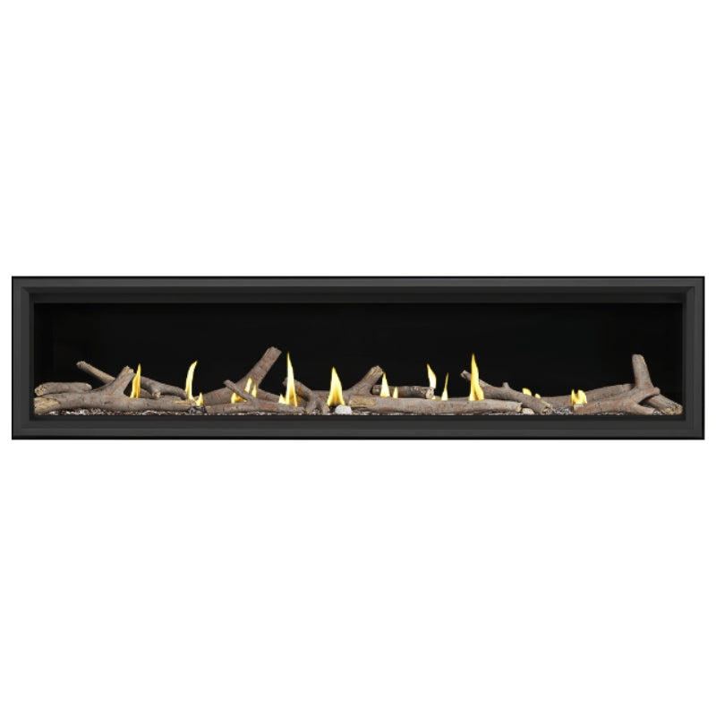 Napoleon Vector 74 Linear Direct Vent Gas Fireplace - LV74N | Modern Home Heating Solution for Living Rooms & Patios