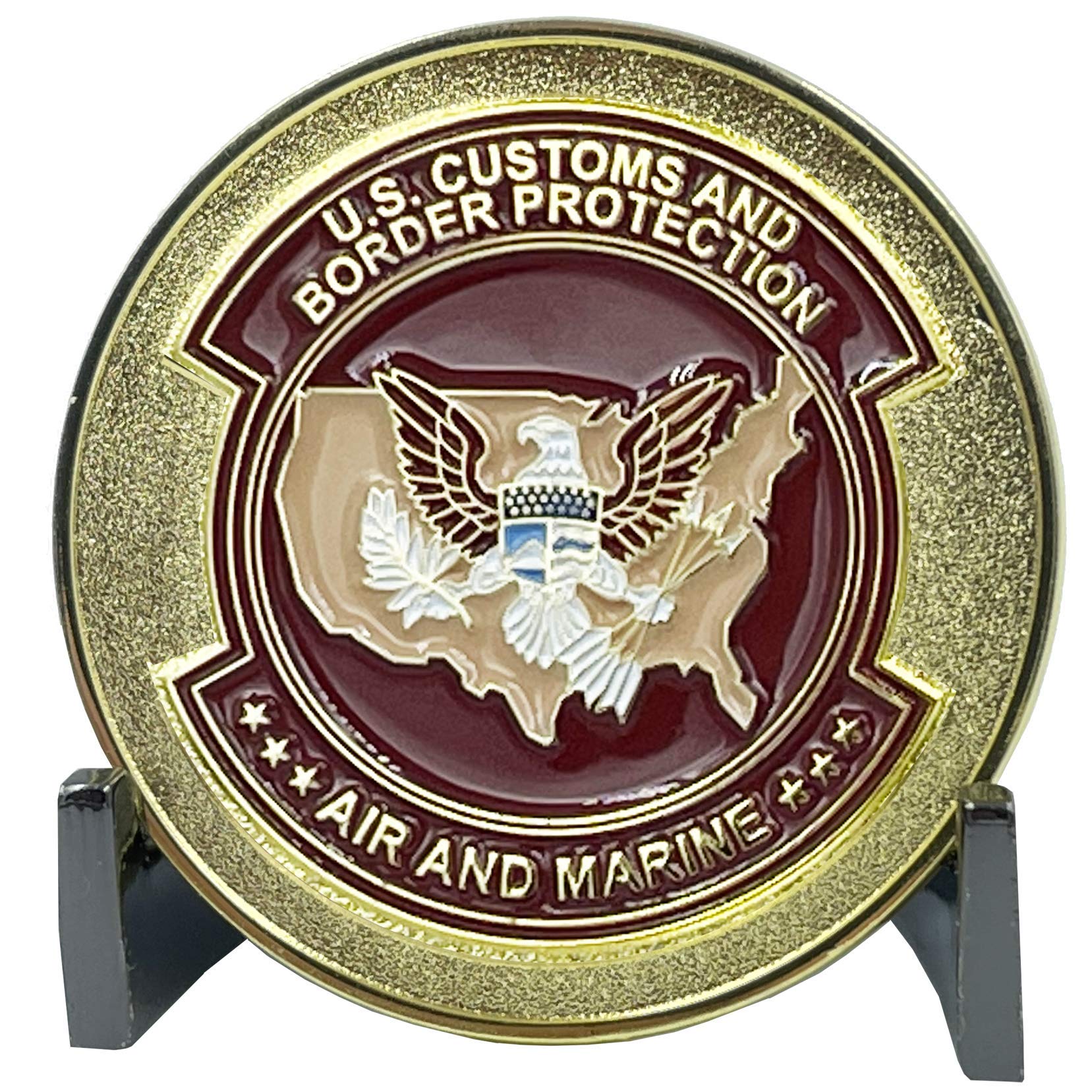 BL5-010 Air and Marine Challenge Coin - AMO Agent, CBP Air & Marine Branch Commemorative Coin - Law Enforcement, Interdiction & Aviation Collectible - Perfect for Display, Gifts & Military Appreciation Events