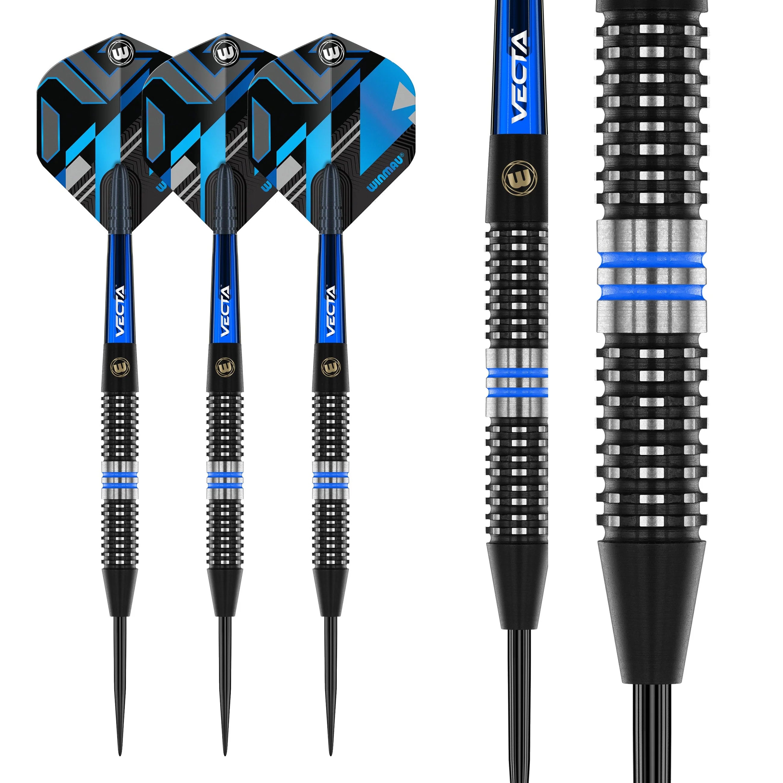 WINMAU Galactics Darts - 90% Tungsten Steel Professional Darts Set 24g for Precision Throwing | Perfect for Tournaments, Bars & Home Practice