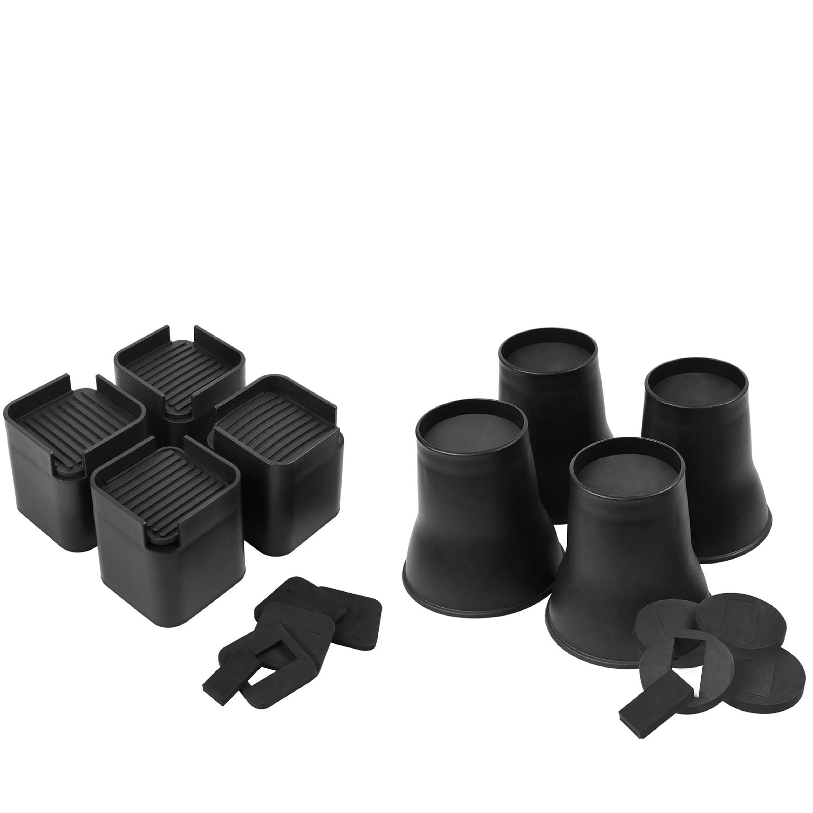 BTSD-home Adjustable Bed Risers 8 Pack - 3