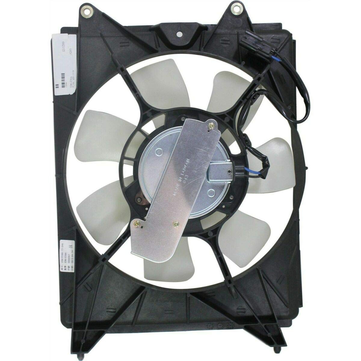 Replacement Set of 2 Cooling Fan Assemblies for Honda Civic - Driver & Passenger Side - High Performance Auto Parts - Perfect for Engine Cooling System Repair & Maintenance