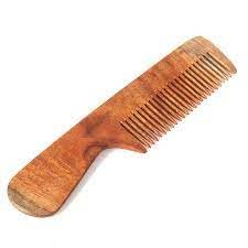 Premium Wide Tooth Wooden Comb for Women - Natural Hair Detangler & Scalp Massager - Ideal for Thick, Curly & Long Hair (Pack of 1) - Perfect for Daily Hair Care & Travel