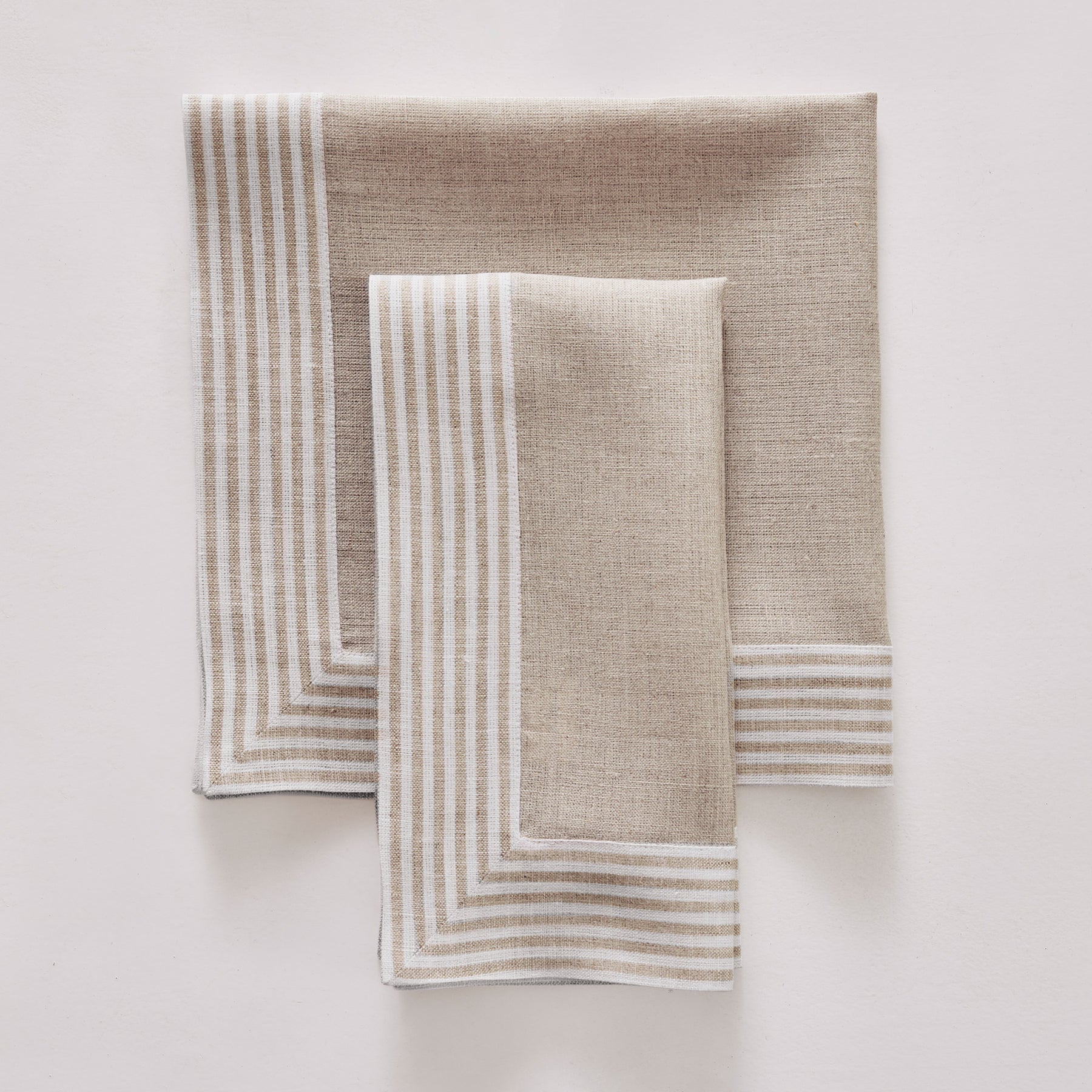 Premium Lucca Napkins - Set of 4 Soft Cotton Dinner Napkins for Formal Dining, Parties & Everyday Use