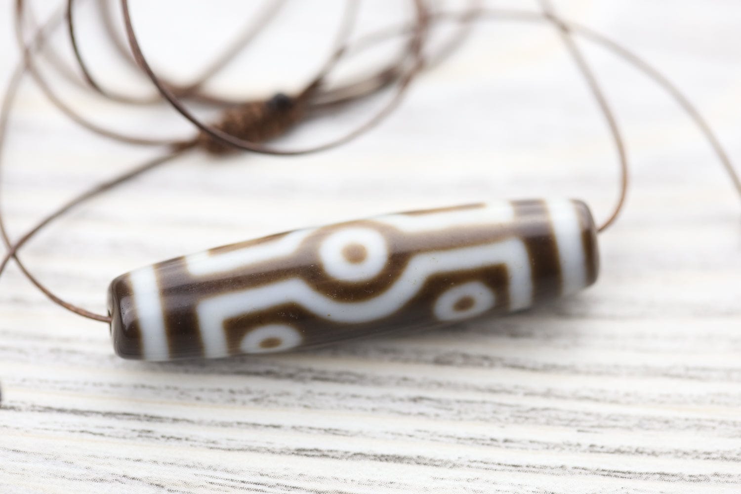 Authentic Divine Buddha Eyes Dzi Bead - Tibetan Spiritual Protection Amulet for Meditation, Good Luck & Positive Energy | Perfect for Yoga, Mindfulness & Home Decor