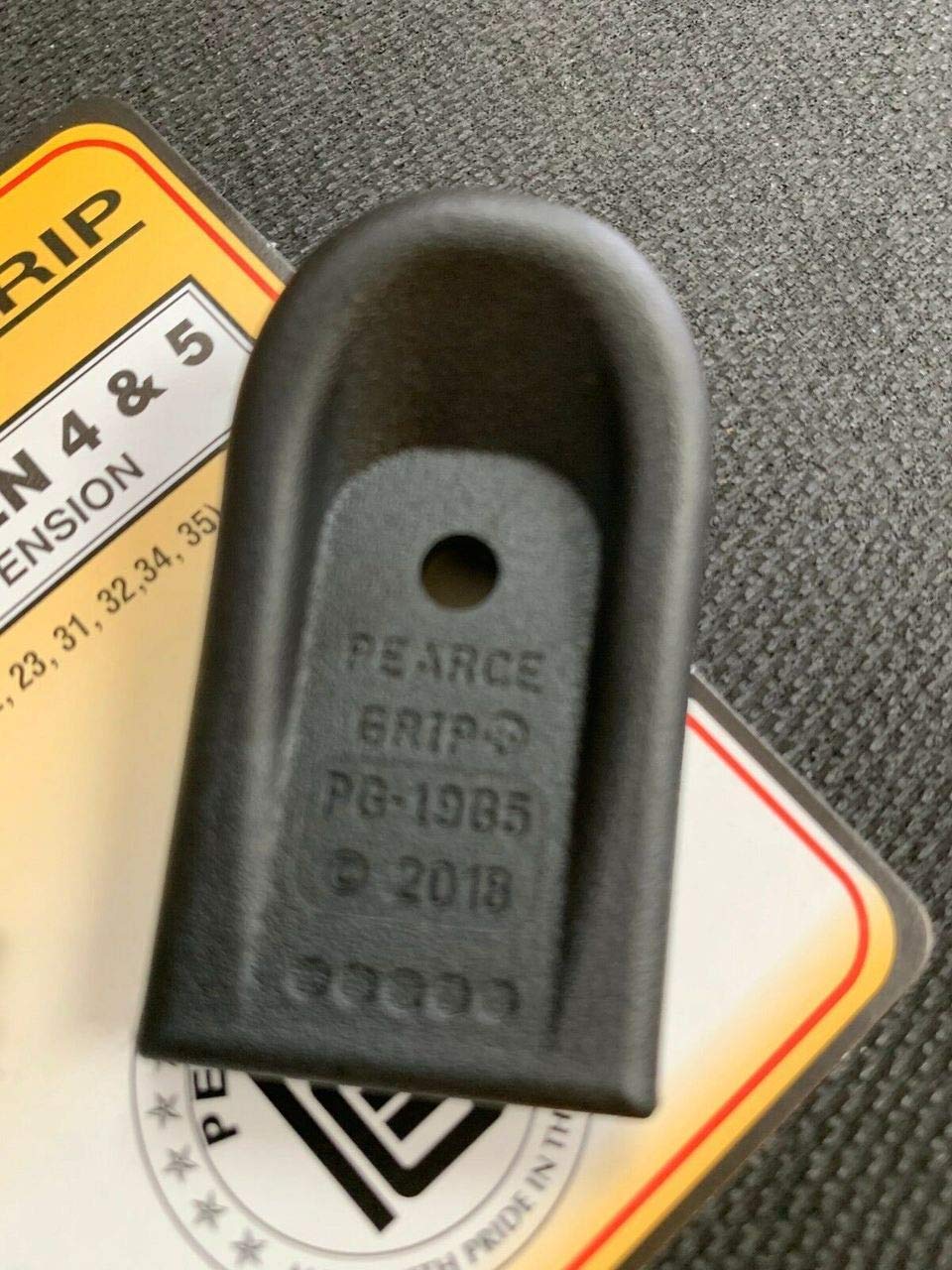 Pearce Grip Extension for Glock Gen 4 & 5 Mid/Full Size Models - Enhanced Comfort & Control for Tactical Shooting & Concealed Carry