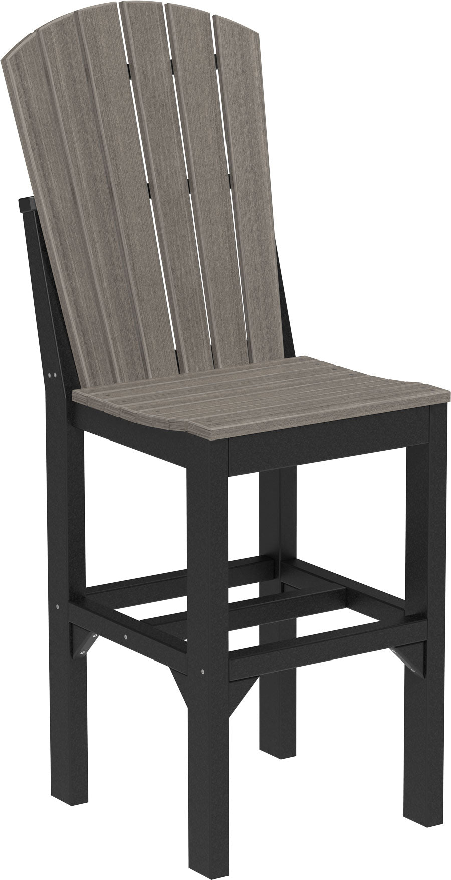 Premium Adirondack Bar Height Side Chair - Outdoor Patio, Deck, and Garden Seating - Durable & Weather-Resistant for Backyard, Poolside, and Porch Relaxation