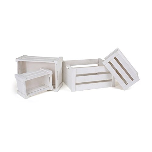 White Legler Wooden Toy Storage Box for Kids - Organize Playroom, Nursery & Bedroom with Stylish Children's Furniture