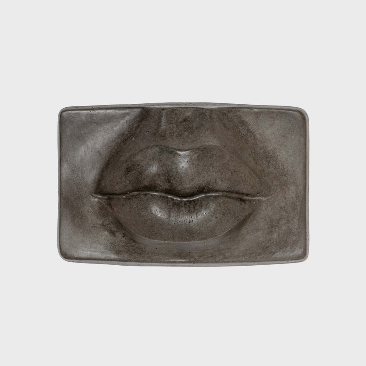 Lips Sculpture Cement Statue - Natural Materials for Home Decor, Garden Art & Unique Gifts