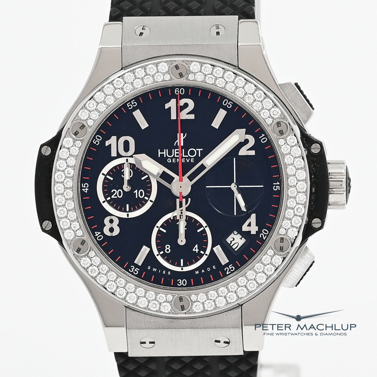 Hublot Big Bang 41mm Men's Luxury Watch with Diamonds - 2010 Model - Perfect for Formal Events & Business Meetings