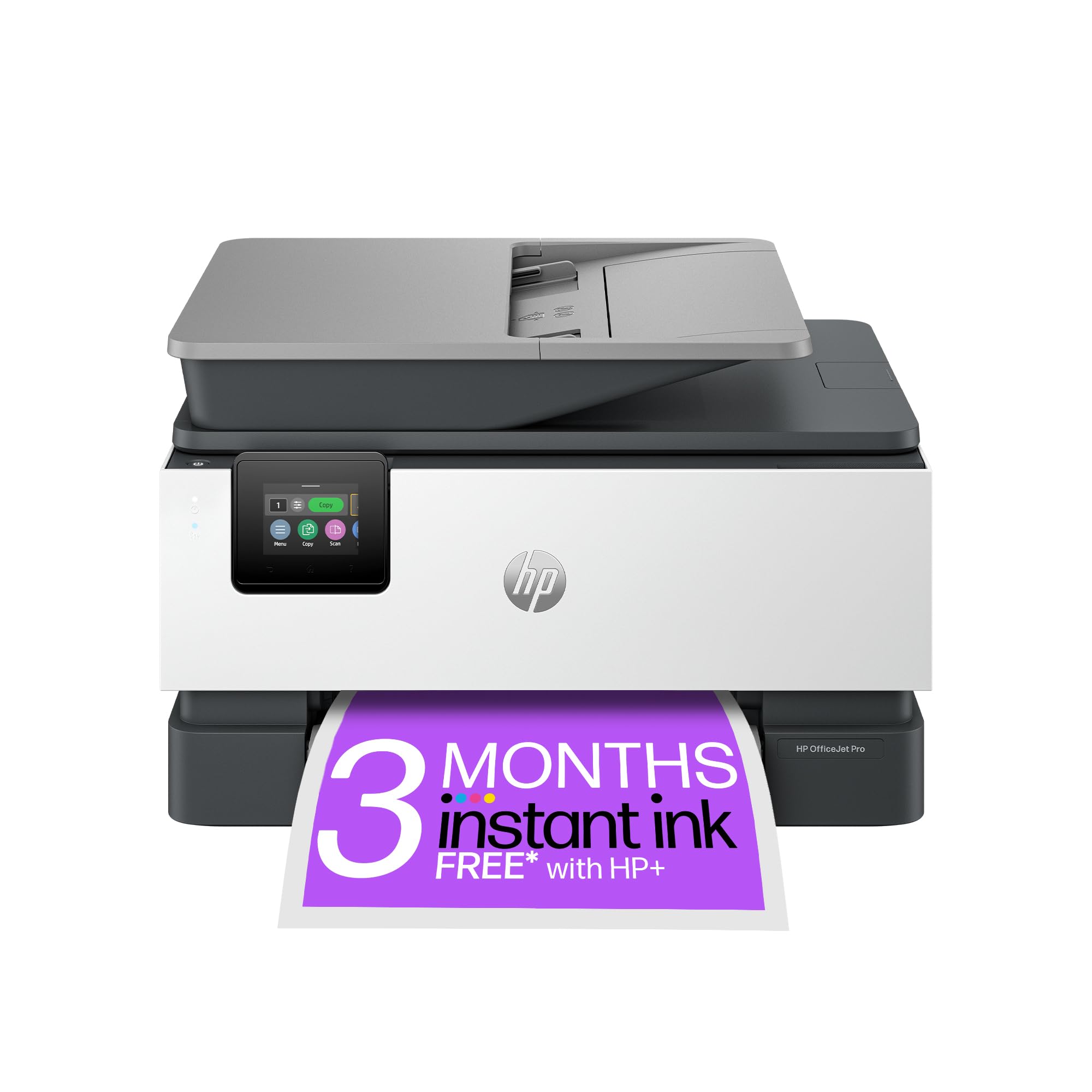 HP OfficeJet Pro 9120e All-in-One Wireless Color Printer for Small Business | Print, Scan, Copy with Automatic Document Feeder | Includes 3 Months Instant Ink & Easy Setup | 3-Year Warranty | Perfect for Home Office, Remote Work & School Projects